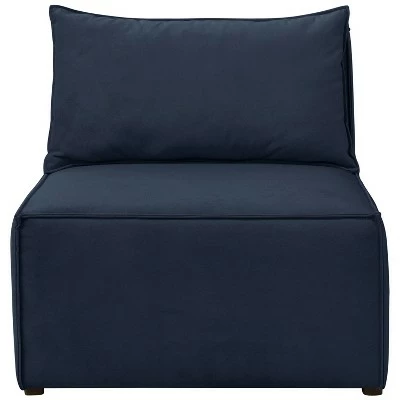 Outlet ๐ Skyline Furniture French Seamed Armless Chair in Velvet - Cloth & Company Velvet Navy ๐ 10 Outlet ๐ Skyline Furniture French Seamed Armless Chair in Velvet - Cloth & Company Velvet Navy ๐ - Image 8