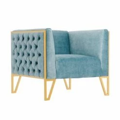 Buy 🧨 Vector Velvet Accent Chair - Manhattan Comfort Ocean Blue 🥰 15 Buy 🧨 Vector Velvet Accent Chair - Manhattan Comfort Ocean Blue 🥰 -Living Room Chairs Sales unnamed file 6086