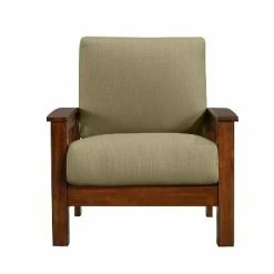 Best reviews of 😍 Maison Hill Mission Style Armchair - Handy Living Barley Tan 🥰 -Living Room Chairs Sales unnamed file 6103