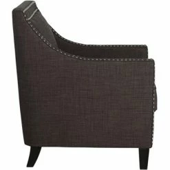 Hot Sale 🤩 Studio 55D Flynn Heirloom Charcoal Upholstered Armchair 😉 -Living Room Chairs Sales unnamed file 6108