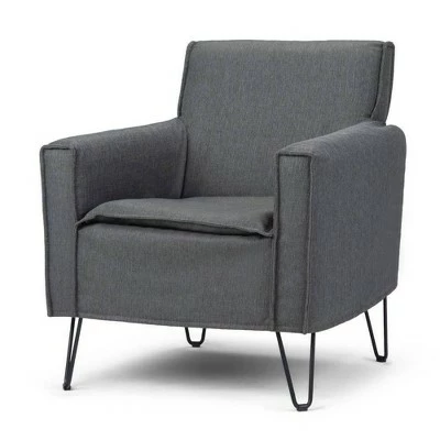 New π 28" Edward Accent Chair with Hairpin Legs - Wyndenhall Light Blue π 8 New π 28" Edward Accent Chair with Hairpin Legs - Wyndenhall Light Blue π - Image 6