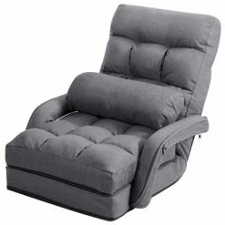 Brand new ✔️ Costway Folding Floor Armchair w/ 6-position Adjustable Back & Lumbar Pillow RedGrey 👏 22 Brand new ✔️ Costway Folding Floor Armchair w/ 6-position Adjustable Back & Lumbar Pillow RedGrey 👏 -Living Room Chairs Sales unnamed file 6170