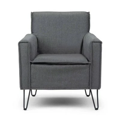 New π 28" Edward Accent Chair with Hairpin Legs - Wyndenhall Light Blue π 9 New π 28" Edward Accent Chair with Hairpin Legs - Wyndenhall Light Blue π - Image 7