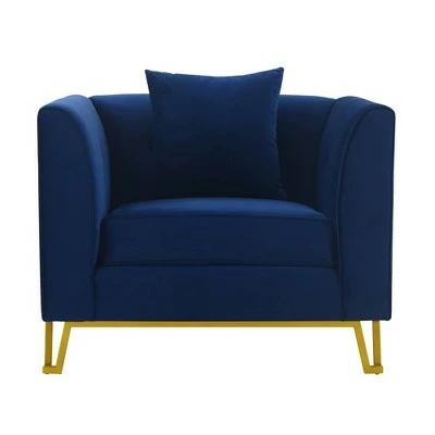 Buy ⭐ Everest Fabric Upholstered Sofa Accent Chair - Armen Living 😍 4 Buy ⭐ Everest Fabric Upholstered Sofa Accent Chair - Armen Living 😍 - Image 2