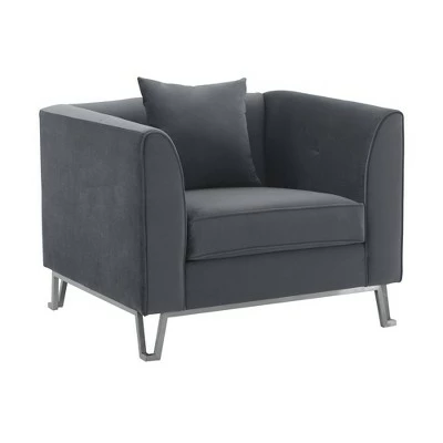 Buy ⭐ Everest Fabric Upholstered Sofa Accent Chair - Armen Living 😍 10 Buy ⭐ Everest Fabric Upholstered Sofa Accent Chair - Armen Living 😍 - Image 8