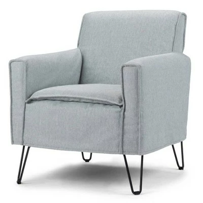 New π 28" Edward Accent Chair with Hairpin Legs - Wyndenhall Light Blue π 11 New π 28" Edward Accent Chair with Hairpin Legs - Wyndenhall Light Blue π - Image 9