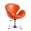 Best Pirce 💯 Set of 2 Raspberry Faux Leather Adjustable Swivel Chairs Tangerine - Manhattan Comfort 😉 -Living Room Chairs Sales unnamed file 6200