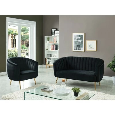 Best deal ❤️ Thomas Upholstered Chair Black - miBasics ✨ 3 Best deal ❤️ Thomas Upholstered Chair Black - miBasics ✨
