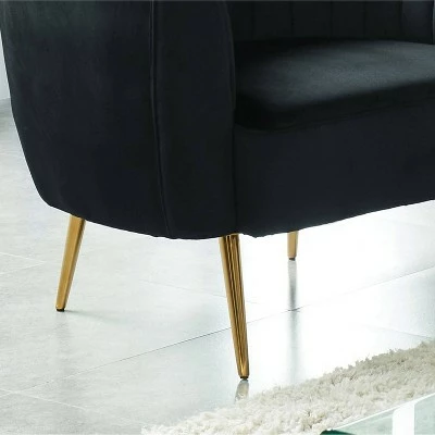 Best deal ❤️ Thomas Upholstered Chair Black - miBasics ✨ 4 Best deal ❤️ Thomas Upholstered Chair Black - miBasics ✨ - Image 2