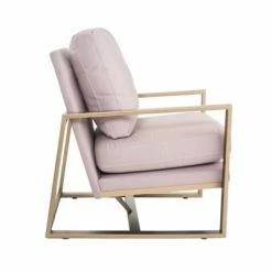 Outlet 🎁 Hazel Accent Chair Blush Pink - Adore Decor 🥰 -Living Room Chairs Sales unnamed file 6300