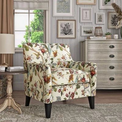 Best deal ๐ Willard Armchair Floral - Handy Living Navy ๐ 4 Best deal ๐ Willard Armchair Floral - Handy Living Navy ๐ - Image 2