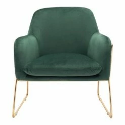 Best Pirce ⭐ Luxe Velvet Armchair Green - ZM Home 👍 -Living Room Chairs Sales unnamed file 6348