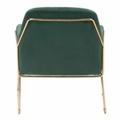 Best Pirce ⭐ Luxe Velvet Armchair Green - ZM Home 👍 -Living Room Chairs Sales unnamed file 6349