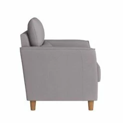 Top 10 😀 Georgia Upholstered Accent Armchair and a Half Light Gray - CorLiving 😀 -Living Room Chairs Sales unnamed file 6371