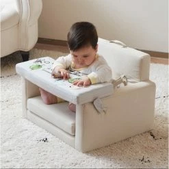Wholesale 👍 Asweets Wonder & Wise Square Infant Baby Activity Chair w/ Interactive Embroidery & Applique, Carrying Handle, & Removeable Tray for Age 6 Months & Up ✔️
