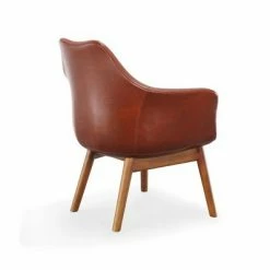 Cheap 🤩 Set of 2 Cronkite Faux Leather Accent Chairs Brown - Manhattan Comfort 🌟 -Living Room Chairs Sales unnamed file 6450