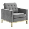 Best deal 🎉 Loft Gold Stainless Steel Performance Velvet Armchair - Modway Gold/navy ⭐ -Living Room Chairs Sales unnamed file 6454