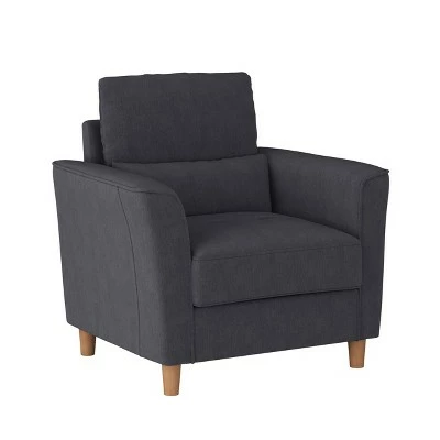 Brand new ๐คฉ Georgia Upholstered Accent Armchair Dark Gray - CorLiving ๐งจ 4 Brand new ๐คฉ Georgia Upholstered Accent Armchair Dark Gray - CorLiving ๐งจ - Image 2