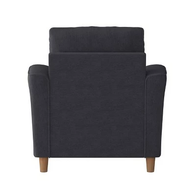 Brand new ๐คฉ Georgia Upholstered Accent Armchair Dark Gray - CorLiving ๐งจ 6 Brand new ๐คฉ Georgia Upholstered Accent Armchair Dark Gray - CorLiving ๐งจ - Image 4