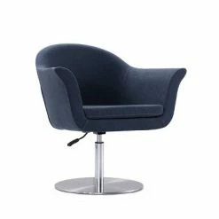 Best reviews of 👏 Set of 2 Voyager Woven Swivel Adjustable Accent Chairs Smokey Blue - Manhattan Comfort 👍