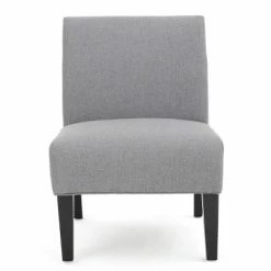 Hot Sale 💯 Kassi Accent Chair - Christopher Knight Home Gray 🧨 -Living Room Chairs Sales unnamed file 6518