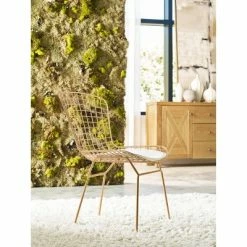 Coupon ❤️ Set of 2 Holly Wire Chair - Adore Decor Gold 🔥