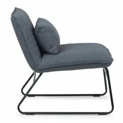 Best Pirce 👏 25" Cohan Accent chair with Lumbar Pillow Gray - Wyndenhall 😀 -Living Room Chairs Sales unnamed file 6600