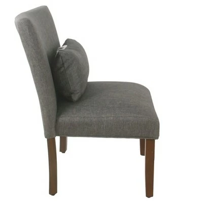 Hot Sale π₯ Parker Accent Chair and Pillow - HomePop Gray β€οΈ 9 Hot Sale π₯ Parker Accent Chair and Pillow - HomePop Gray β€οΈ - Image 7