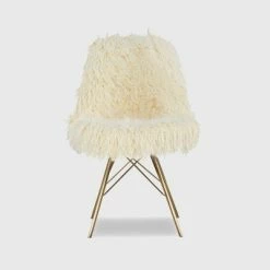 Best Sale 😀 Remy Flokati Chair White - Linon ✔️