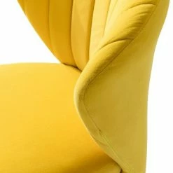 Outlet ⭐ Velvet Accent Side Chair with Tufted Back | Karat Home 🌟 -Living Room Chairs Sales unnamed file 6707