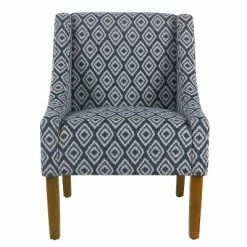Best Pirce 🧨 Modern Swoop Accent Armchair - HomePop Dove Gray Stripe 🔔 -Living Room Chairs Sales unnamed file 671