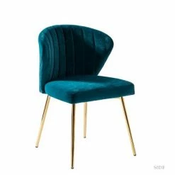 Outlet ⭐ Velvet Accent Side Chair with Tufted Back | Karat Home 🌟 -Living Room Chairs Sales unnamed file 6712