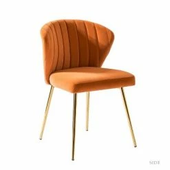 Outlet ⭐ Velvet Accent Side Chair with Tufted Back | Karat Home 🌟 -Living Room Chairs Sales unnamed file 6713