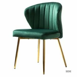 Outlet ⭐ Velvet Accent Side Chair with Tufted Back | Karat Home 🌟 -Living Room Chairs Sales unnamed file 6717