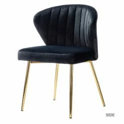 Outlet ⭐ Velvet Accent Side Chair with Tufted Back | Karat Home 🌟 -Living Room Chairs Sales unnamed file 6720