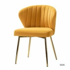 Outlet ⭐ Velvet Accent Side Chair with Tufted Back | Karat Home 🌟 -Living Room Chairs Sales unnamed file 6721