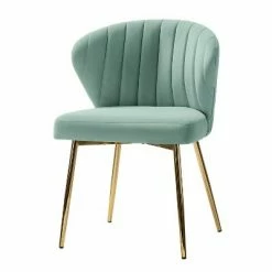 Outlet ⭐ Velvet Accent Side Chair with Tufted Back | Karat Home 🌟 -Living Room Chairs Sales unnamed file 6723