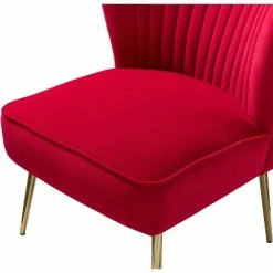 Flash Sale 🧨 Quentin Velvet Accent Side Chair with Golden Metal Base | Karat Home 👍 -Living Room Chairs Sales unnamed file 6728