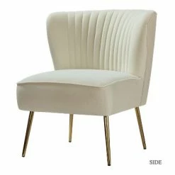 Flash Sale 🧨 Quentin Velvet Accent Side Chair with Golden Metal Base | Karat Home 👍 -Living Room Chairs Sales unnamed file 6741