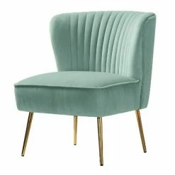 Flash Sale 🧨 Quentin Velvet Accent Side Chair with Golden Metal Base | Karat Home 👍 -Living Room Chairs Sales unnamed file 6745