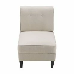 Hot Sale 😀 Copenhagen Tufted Slipper Chair - Serta Charcoal ✨ -Living Room Chairs Sales unnamed file 6772