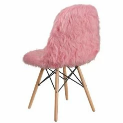 Cheapest 🎁 Emma and Oliver Shaggy 🦮 Dog Fur Accent Chair 🧨 -Living Room Chairs Sales unnamed file 6788