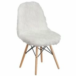 Cheapest 🎁 Emma and Oliver Shaggy 🦮 Dog Fur Accent Chair 🧨 -Living Room Chairs Sales unnamed file 6796