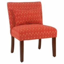 Best deal 🌟 Parker Accent Chair with Pillow - HomePop Gray Cheetah ❤️ -Living Room Chairs Sales unnamed file 6827