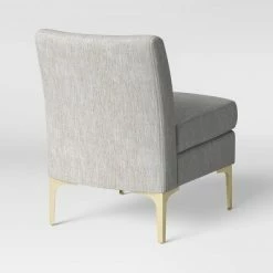 Best reviews of 💯 Joslyn Brass Leg Accent Chair Gray Woven - Project 62™ 👏 -Living Room Chairs Sales unnamed file 6900