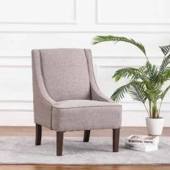 Hot Sale ❤️ Swoop Arm Accent Chair - WOVENBYRD Light Blue 🧨 -Living Room Chairs Sales unnamed file 6913