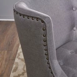 Flash Sale 👏 Adelina Occasional Chair - Christopher Knight Home Gray 😀 -Living Room Chairs Sales unnamed file 6943