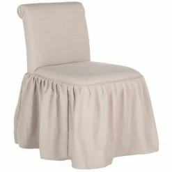 Cheapest 👏 Ivy Vanity Chair - Taupe - Safavieh 😀 6 Cheapest 👏 Ivy Vanity Chair - Taupe - Safavieh 😀 -Living Room Chairs Sales unnamed file 6967