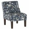Hot Sale 🔥 Burke Slipper Chair Blue Animal Print - Threshold™ 😉 -Living Room Chairs Sales unnamed file 7000