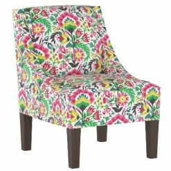 Promo 😉 Hudson Swoop Armchair Bright Floral - Threshold™ 👏